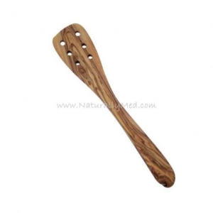 Olive Wood Slotted Spatula