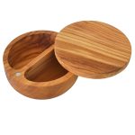 Olive Wood Salt and Pepper Cellar