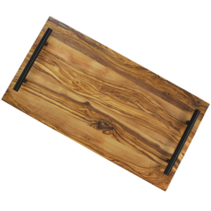 Olive Wood Serving Tray - Smooth Edge