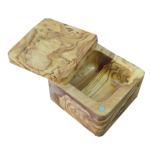 Olive Wood Square Salt Cellar